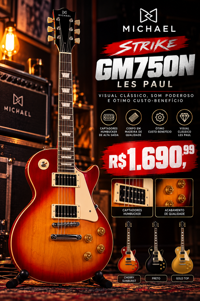 Strike GM750N Les Paul
